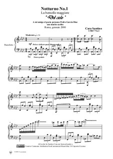 Notturno No.1 in la bemolle maggiore per piano, CS047 No.1: Notturno No.1 in la bemolle maggiore per piano by Santino Cara