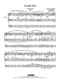 Choral in a minor, CS066 No.1: Choral in a minor by Santino Cara