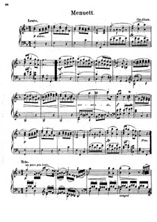 Menuett für Klavier: Menuett für Klavier by Christoph Willibald Gluck