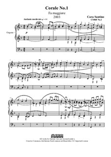 Choral in f major, CS068 No.1: Choral in f major by Santino Cara