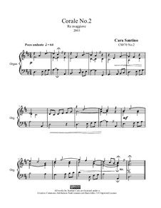 Choral in d major, CS070 No.2: Choral in d major by Santino Cara