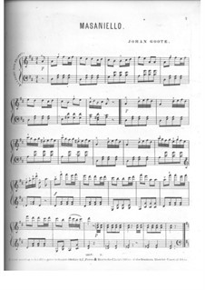 Potpourri über Themen: Für Klavier by Daniel Auber