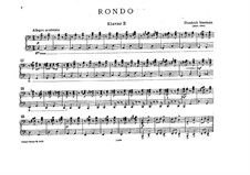 Rondo für zwei Klaviere, achthändig: Klavierstimme II by Bedřich Smetana