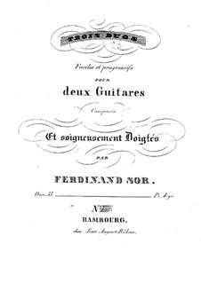Drei Duos für zwei Gitarren, Op.55: Duo Nr.1 by Fernando Sor