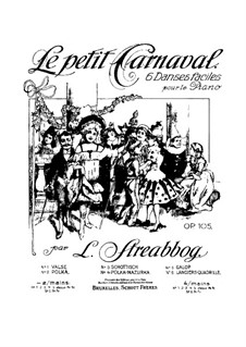 Le petit carnaval, Op.105: Für Klavier by Jean-Louis Gobbaerts