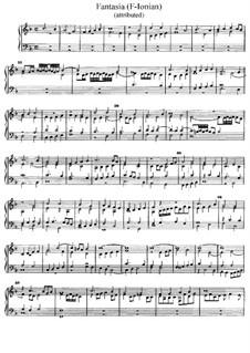 Fantasia (F-Ionian), D.55: Fantasie (F-Ionian) by Jan Pieterszoon Sweelinck