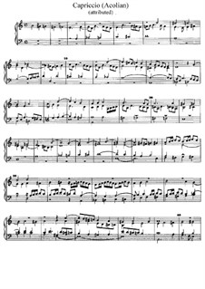 Capriccio (Aeolian), D.75: Capriccio (Aeolian) by Jan Pieterszoon Sweelinck