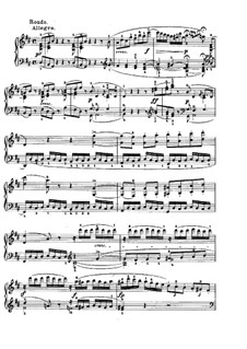 Sonate für Klavier Nr.7, Op.10 No.3: Teil IV by Ludwig van Beethoven