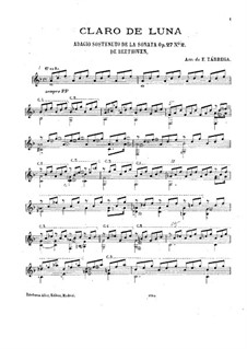 Teil I: Für Gitarre by Ludwig van Beethoven