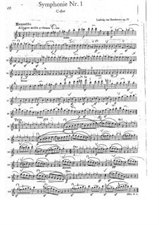 Fragmente: Teile III-IV – Violinstimme I by Ludwig van Beethoven