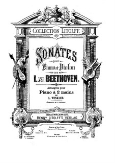 Sonate für Violine und Klavier Nr.9 'Kreutzer', Op.47: Teil I. Version für Klavier by Ludwig van Beethoven