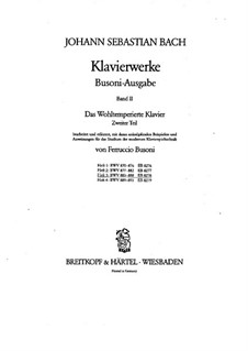 Ausgewählte Stücke: Für Klavier, BWV 883-888 by Johann Sebastian Bach