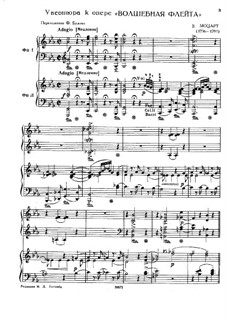 Ouvertüre: Für zwei Klaviere, vierhändig by Wolfgang Amadeus Mozart