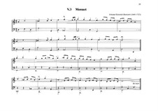 Menuett für Orgel F-Dur: Menuett für Orgel F-Dur by Johann Heinrich Buttstett