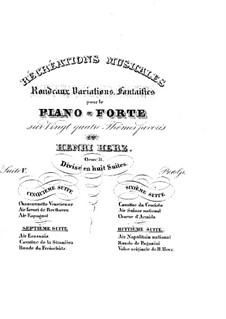 Récréations Musicales, Op.71: Suite Nr.5, Rondos, Variationen, Fantasien by Henri Herz