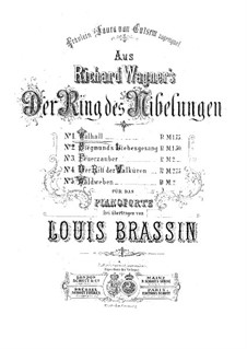 Das Rheingold, WWV 86a: Walhall, für Klavier by Richard Wagner