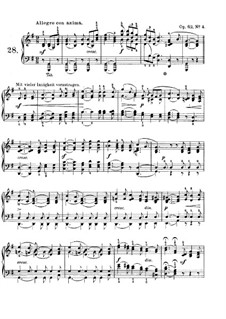 Lieder ohne Worte, Op.62: Nr.4 Allegro con anima by Felix Mendelssohn-Bartholdy