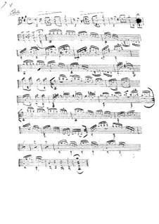 Etüde in A-Dur: Für Gitarre (Manuskript) by Johann Kaspar Mertz