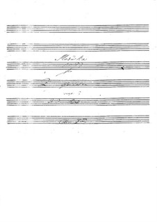 Mazurka für zwei Gitarren: Stimmen by Johann Kaspar Mertz