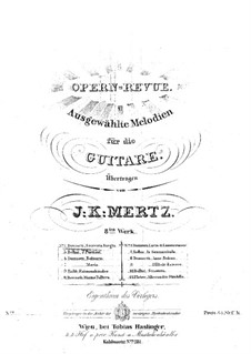 Opern-Revue. Ausgewählte Melodien für Gitarre: Opern-Revue. Ausgewählte Melodien für Gitarre by Vincenzo Bellini, Gaetano Donizetti, Adrien Boieldieu, Daniel Auber, Adolphe Adam, Friedrich von Flotow, Michael William Balfe, Franz von Suppé, Cesare Pugni, Otto Nicolai
