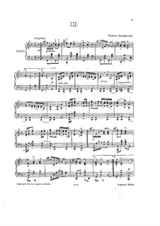Tanz Nr.3 in F-Dur: Für Klavier by Johannes Brahms
