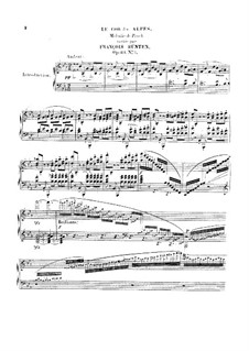 Le cor des Alpes, Op.113, No.3: Le cor des Alpes by Franz Hunten