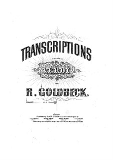 Transkriptionen über Themen  aus 'La Traviata' von Verdi: Über Romanze by Robert Goldbeck