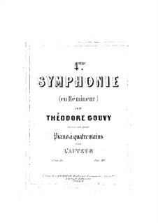 Sinfonie Nr.4 in d-Moll, Op.25: Sinfonie Nr.4 in d-Moll by Louis Théodore Gouvy