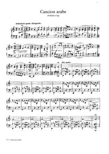Cancion arabe (Arabian Song): Cancion arabe (Arabian Song) by Enrique Granados