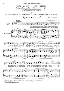 Vater unser. Neun Lieder, Op.2: Alle Lieder by Peter Cornelius