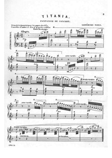 Titania. Fantasia de concert: Titania. Fantasia de concert by Louis James Alfred Lefébure-Wely