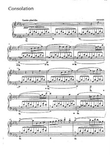 Consolations, S.172: Nr.3 in Des-Dur by Franz Liszt