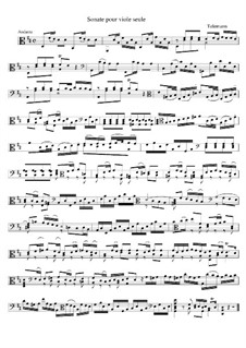 Sonate für Bratsche in D-Dur: Sonate für Bratsche in D-Dur by Georg Philipp Telemann