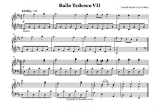 Ballo Tedesco: Nr.7 by Joseph Haydn