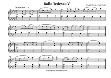 Ballo Tedesco: Nr.5 by Joseph Haydn