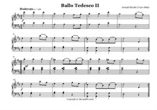 Ballo Tedesco: Nr.2 by Joseph Haydn