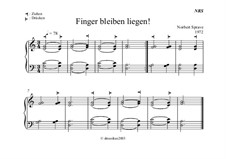 Finger bleiben liegen: Finger bleiben liegen by Norbert Sprave