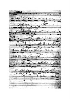 Divertimento für Bratsche und Streichquartett, BI 330: Stimmen by Alessandro Rolla