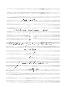 Hochzeitskantate, Op.29: Hochzeitskantate by Johan Svendsen
