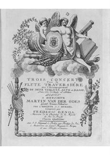 Flötenkonzerte, Op.4: Flötenkonzerte by Friedrich Wilhelm Heinrich Benda