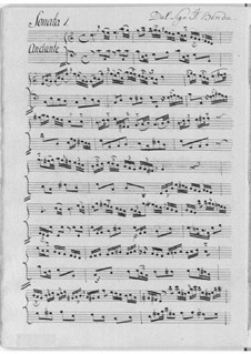 Elf Sonaten für Flöte und Basso Continuo: Elf Sonaten für Flöte und Basso Continuo by Johann Benda