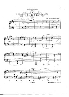 In stillen Stunden, Op.56: Nr.7 Klage by Theodor Kirchner