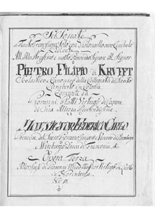 Sechs Sonaten für Flöte und Basso Continuo, Op.3: Sechs Sonaten für Flöte und Basso Continuo by Giovanni Benedetto Platti