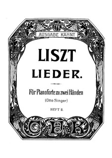 Gesammelte Lieder: Heft II, für Klavier by Franz Liszt