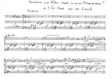 Meditation on Prelude No.1 by Bach: Für Violine und Klavier by Charles Gounod