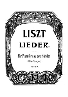 Gesammelte Lieder: Heft IX, für Klavier by Franz Liszt