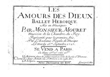 Les amours des dieux: Les amours des dieux by Jean-Joseph Mouret