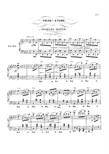 Walzer-Etüde in As-Dur: Walzer-Etüde in As-Dur by Charles Mayer