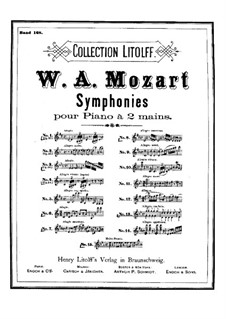 Sinfonie Nr.25 in g-Moll, K.183: Bearbeitung für Klavier by Wolfgang Amadeus Mozart
