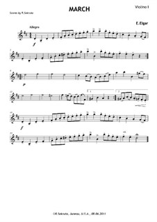 Marsch: Für Quartette by Edward Elgar